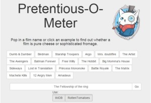 Pretentious-O-Meter