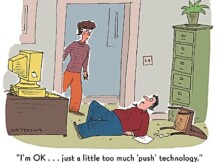 பயனரை தள்ளிய கம்ப்யூட்டர் – இணைய வரலாற்றை விளக்கும் கார்ட்டூன்